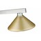 Z-Lite Cobalt 3 Light Billiard Light, Brushed Nickel & Satin Gold 152BN-MSG - alternate 6